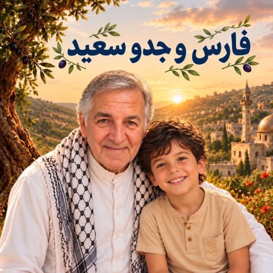 الطفل مع الجد